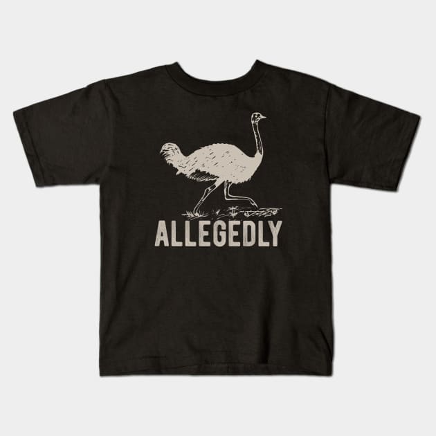 text allegedly Kids T-Shirt by sweet0808